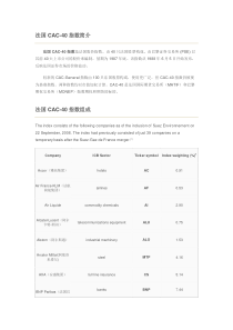 法国CAC指数成分股