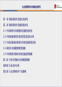 大众乘用车市场机会研究(发展阶段调整后)