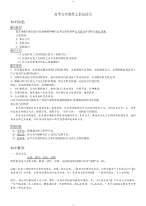 2016教师版诗歌表达技巧