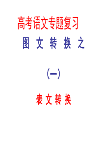 2017届表文转换上课