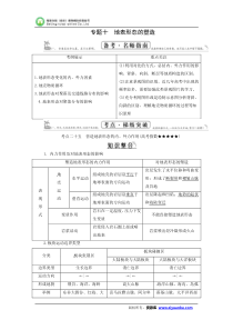 2017届高考地理一轮复习教师用书专题10+地表形态的塑造(人教版)