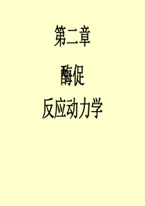 21酶促反应动力学