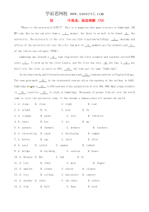 2014年中考英语复习阅读理解训练(79)