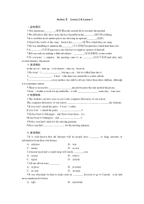 2014年《导与练》北师大版选修6英语同步教学课时作业Unit18BeautySecition2(含