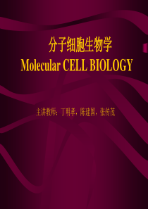 翟中和细胞生物学课件—绪论