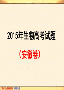 2015安徽卷.