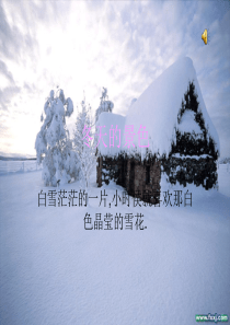 冬天的美景习作指导