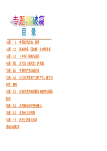 2015年中考历史专题复习(各专题汇编).