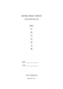 2013防台方案