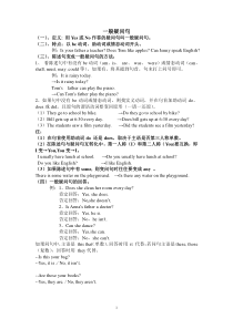 一般疑问句附练习题