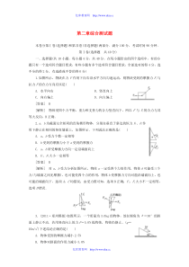 2012年高考物理总复习第2章综合测试题