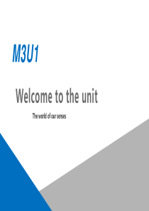 牛津英语模块三unit-1-Welcome-to-the-unit课件(共27张PPT)