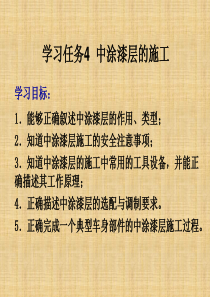 汽车涂装技术中涂漆层的施工