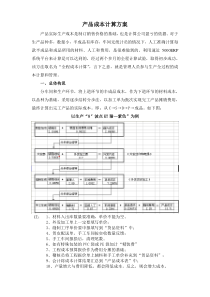 产品成本计算方案(DOC)