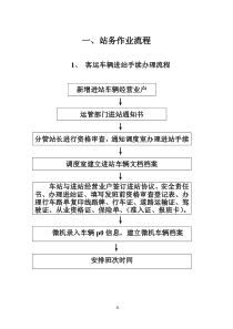 汽车站各工作岗位职责