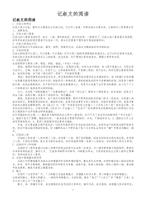 2012年中考语文文段阅读复习指导材料