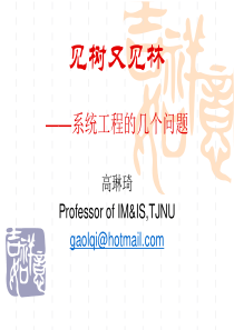 20121228高琳琦老师系统工程讲座