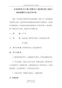 2012年党小组工作计划-1