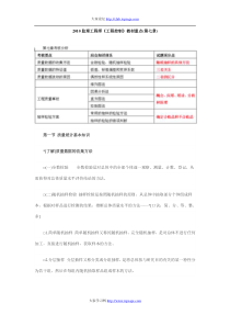 2010监理工程师《工程控制》教材重点(第七章)