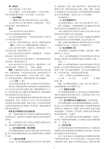 2011会计从业资格会计基础知识汇总