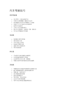 汽车驾驶技巧PDF-33P
