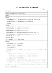 10内部审核报告