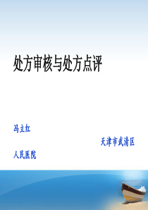 处方审核处方点评