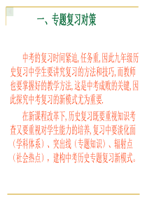 2010年陕西中考历史--专题复习