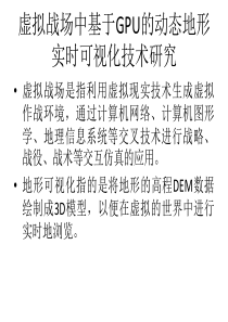 虚拟战场中基于GPU的动态地形仿真