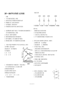 20072008万杰学校复习班第二次月考试题