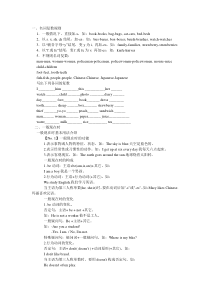 2008-2009学年小学六年级英语语法练习