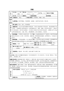 草酸化学品安全技术说明书(MSDS)