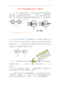 2008年中考物理试题分类汇编—透镜应用