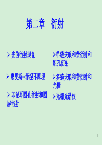 光学 第二章 衍射