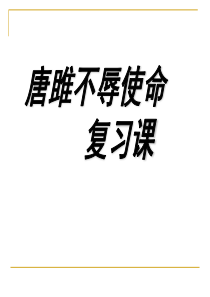 优秀课件  唐雎不辱使命中考复习