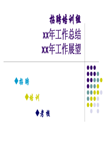 培训招聘工作总结