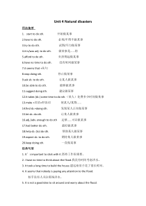 广州九年级下Unit-4-Natural-disasters