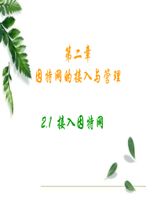 2.1__接入因特网
