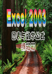 EXCEL图表与数学公式