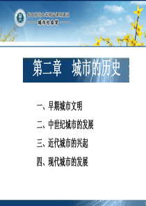 城市的历史