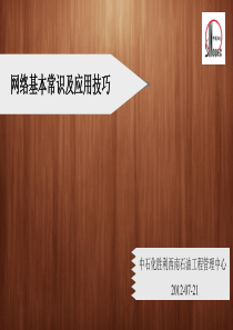 网络基本常识及应用技巧