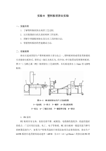 实验32塑料片材挤出压延实验