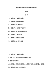 中国舞蹈家协会中国舞蹈考级