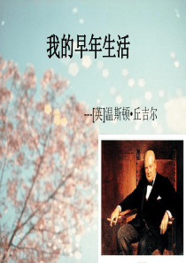 我的早年生活ppt