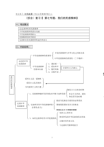 (综合)复习【第七专题我们的民族精神】