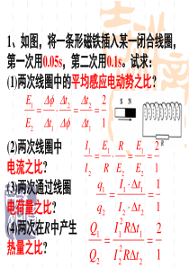 对于切割产生的感应电动势和感应电流的情况