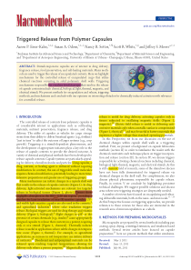 2011-MA Triggered Release from Polymer Capsules
