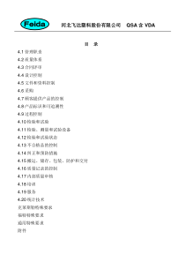 河北飞达塑料股份有限公司QSA含VDA(doc46)