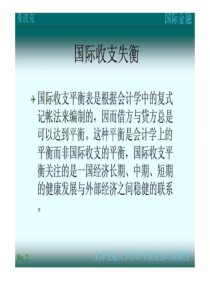 第四讲国际收支平衡与失衡