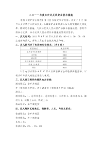 XXXX度矿井反风安全技术措施
